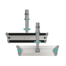 TTS Velook Alumínium tépőzárasmoptartó 40x11 cm - Lampo System takarító és háztartási eszköz