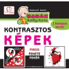 Tudatos Lépés Kft. Kontrasztos képek - Piros - fekete - fehér - Babák könyvtára - 1 hónapos kortól