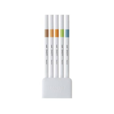  Tűfilc UNI EMOTT 5db-os készlet 0,4mm (bézs, világosnarancs, élénk sárga, világoszöld, saxe kék) toll