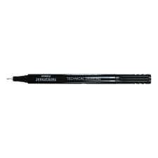  Tűfilc ZEBRA Technical Drawing Pen 0,1 mm fekete filctoll, marker