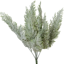  Tuja bokor hamvas 7ágú M44cm dekorációs kellék