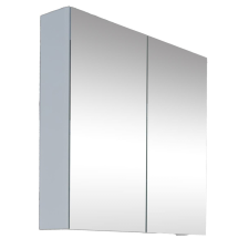 Tükrösszekrény SAT B-Way 80x75 cm lamino fehér BWAY80CABW fürdőszoba bútor