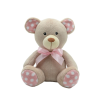 Tulilo Mascot Teddy bear dots beige 25 cm