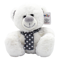 Tulilo Silver collection Teddy bear kismackó plüss figura fehér - 25 cm plüssfigura