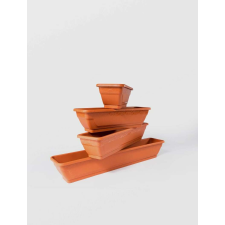 Tulipánültető tálcával, STERK, 60X16X19 cm, Barna műanyag kerti tárolás
