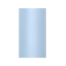 Tüll egyszínű, égszínkék, 0,5 x 9 m dekorációs kellék