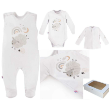  Tündér Kórházi Hazahozós Rugdalózó szett 56 Hófehér Bari gyerek ruha szett