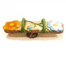 Tündérkert virágos libikóka, mérete: 13,5x3,5 cm dekorációs kellék