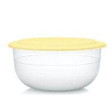 Tupperware Kristály tál 3,5 liter, sárga tetővel - Tupperware papírárú, csomagoló és tárolóeszköz
