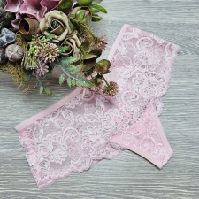 Turbó Széles oldalú csipkés tanga M, Rózsaszín női alsó