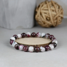  Turmalin rubellit kvarc karkötő karkötő