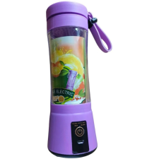 Turmixgép, vezeték nélküli, 380 ml-es, hordozható, tölthető, lila turmixgép