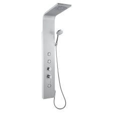  TUSA Zuhanypanel, magassĂĄg 1400 mm, alumĂ­nium (SL680) kád, zuhanykabin