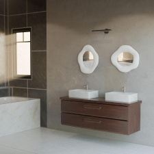 TUTI AG Dekoratív tükör Szett (2 db)Wabi Sabi Cloud - Fehér bútor