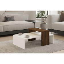 TUTI AG Dohányzóasztal Glow - White, Walnut bútor