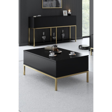 TUTI AG Dohányzóasztal Lord - Black, Gold bútor