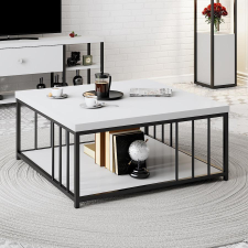 TUTI AG Dohányzóasztal Zenn - White, Black bútor