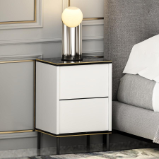 TUTI AG Éjjeliszekrény Imaj - White, Marble bútor