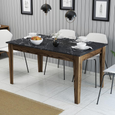TUTI AG Étkező asztal Milan 518 - Walnut, Black bútor