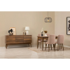 TUTI AG Étkezőgarnitúra(Kihúzható asztal, szék, konzol asztal) (6 db) Vina 01 0900 - Dió, Stone