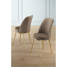 TUTI AG Étkezőszék szett (2 db) Pefa - Cappuccino, Arany bútor