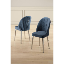 TUTI AG Étkezőszék szett (4 db) Mara - Antracit, Króm bútor