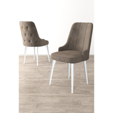 TUTI AG Étkezőszék szett (4 db) Newa - Cappuccino, Fehér bútor