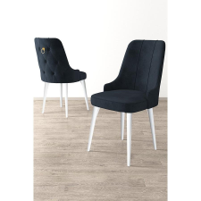 TUTI AG Étkezőszék szett (6 db) Newa - Antracit, Fekete bútor