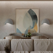 TUTI AG Fali Lámpa Szett (2 db)Wabi Sabi Shell - Betonszürke világítás