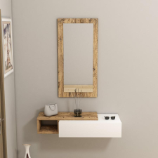 TUTI AG Fali polc Vien - Atlantic Pine, White bútor