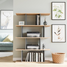 TUTI AG könyvespolc Harmon - Oak, Anthracite bútor