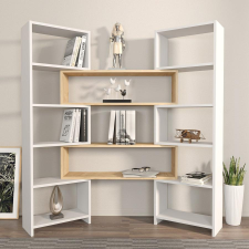 TUTI AG könyvespolc Poyraz - White, Oak bútor
