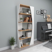 TUTI AG könyvespolc Selge - Atlantic Pine, White bútor