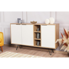 TUTI AG Konzolasztal Clara Console - Oak, Fehér bútor