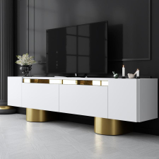 TUTI AG TV szekrény Bohem - White, Gold bútor