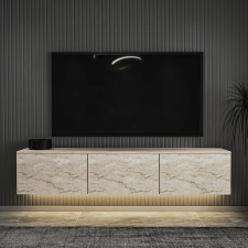 TUTI AG TV szekrény Neon Illuminated - Travertine bútor