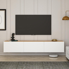 TUTI AG TV szekrény West - White, Atlantic Pine bútor