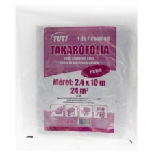  Tuti extra takarófólia 24m2, 2,4x10m ragasztószalag és takarófólia