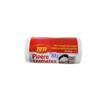 Tuti Szemeteszsák, pipere, 10 l, 40 db, 34x44 cm, 9 µ, TUTI, fehér tisztító- és takarítószer, higiénia