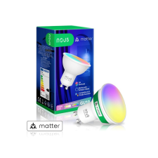 Tuya Nous P8 okos Tuya Wi-Fi RGB izzó (GU10 foglalat), Matter kompatibilis okos kiegészítő