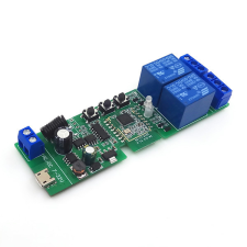 TuyaSmart 5V-32V két áramkörös, Zigbee + RF NO/NC okosrelé okos kiegészítő