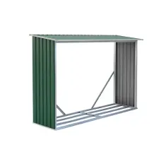  Tüzifa tároló G21 WOH 181 - 242 x 75 cm, zöld kerti tárolás