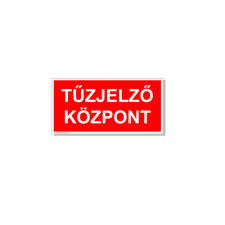  Tűzjelző központ információs tábla, állvány