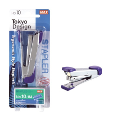  Tűzőgép Max HD-10K No.10 20 lap + tűzőkapocs bliszterben lila tűzőgép