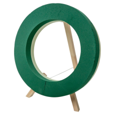  Tűzőhab karika vizes fa talppal D40cm dekorációs kellék