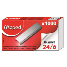  Tűzőkapocs, 24/6, MAPED gemkapocs, tűzőkapocs