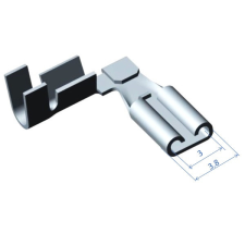  Tűzősaru hüvely, derékszögű csatlakozó, 2,8 x 0,3mm kisháztartási gépek kiegészítői