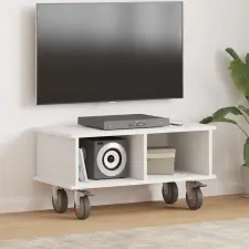  TV állvány Fehér 68,5 x 35 x 35 cm Faanyag bútor