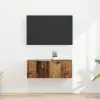  TV Fali Szekrény 2 pcs Öreg fa 60 x 31 x 29.5 cm Faanyag