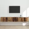  TV Fali Szekrény 2 pcs Öreg fa 98 x 31 x 29,5 cm Faanyag